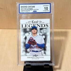 Shohei Ohtani 2023 Leaf Legends #LA-13 Achievement Edition CCG 10 -Gem Mint!!